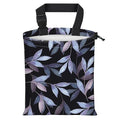 AFYEWKC Car Trash Bag Large Hanging Can for Back of Seat, Cute Waterproof Car Garbage Bag for Vehicle, Travelling, Outdoor Cute Blue Black Leaf
