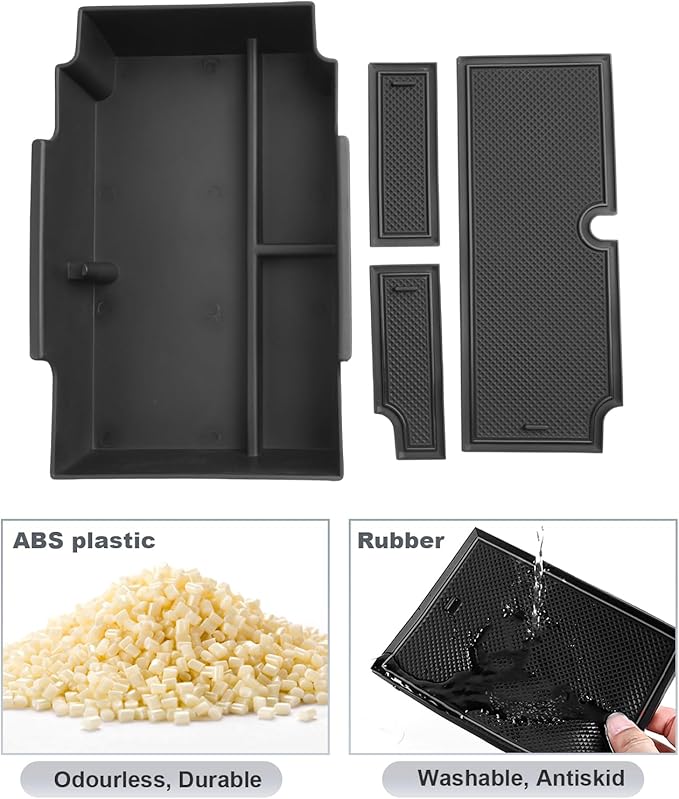 SKTU for 2024 2025 2026 Subaru Crosstrek/Subaru Impreza Center Console Organizer 2024-2026 Crosstrek Console Tray 2024 2025 2026 Impreza Accessories Tray 2024 2025 2026 Crosstrek Accessories (Black)
