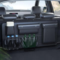 Car Trunk Organizer, Collapsible Hanging Cargo Storage Bag with 5 Pockets, Durable Foldable Backseat Organizer for SUV, Truck, MPV, Sedan