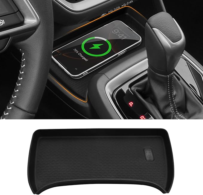 Wireless Charging Protective Pad For Subaru Crosstrek 2026 2025 2024 Car Accessories Wireless Charger Anti-Slip Mat Cordless Charger Heat Insulating Silicone Material Non Slip Waterproof Easy to Clean