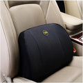 Heightening Wedge Car Seat Cushion Pad for Driving with Comfort Memory Foam, Curved Design Closely Adheres to The Lumbar Spine and Buttocks, Relieving Fatigue Broader Vision (Waist Cushion,Dark Gery)