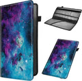Mxfdegf Car Registration and Insurance Holder, Leather Car Glove Box Organizer, Cool Car Accessories for ID, Driver's License Cards & Essential Document, business cards, Men&Women,Shining Starry Sky