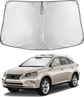 EcoNour Windshield Sunshade for Lexus RX 2010–2015 | Custom Fit Front Window Sun Shade | Blocks Harmful UV Rays & Reduces Heat | Foldable Sun Visor with Storage Pouch