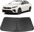 Windshield Sun Shade Custom Fit for 2019-2023 Kia Forte Accessories Foldable Sunshade Sun Blocker Protect Car from Sun Rays & Heat Damage Keep Car Cooler