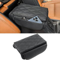 Center Console Armrest Cover Pad Compatible with Ford Bronco Accessories 2021-2023 2024 2025 2026, Thick PU Leather Arm Rest Protector with Storage Pockets, Anti-Scratch Console Cushion