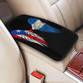 Auto Center Console Pad Puerto Rico Porto Rico Puerto Rican and Nicaragua Nicaraguan Flag Wings Car Armrest Cover Armrest Seat Handrail Box Cover Cushion Universal Decoration Protector Accessories
