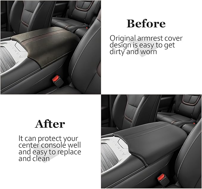 SKTU for 2025 2026 Nissan Armada Accessories Armrest Cover for 2025 2026 Nissan Armada Center Console Cover Nissan Armada 2025 2026 Accessories 2025 2026 Armada Center Console Cushion Pad Soft