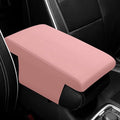 Car Center Console Cover,Universal Memory Foam Car Armrest Pad,Car Interior Accessory for Women Men,Armrest Cover Protector for Cars,Vehicles,SUV Pink
