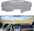 Dashboard Dash Cover Mat Carpet Compatible with 2007-2011 Toyota Camry(Grey)