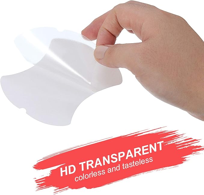 16 Pieces Car Door Handle Cup Protector Clear Car Door Handle Scratches Protective Films for Vehicles Transparent Paint Scratch Protection Protective Film