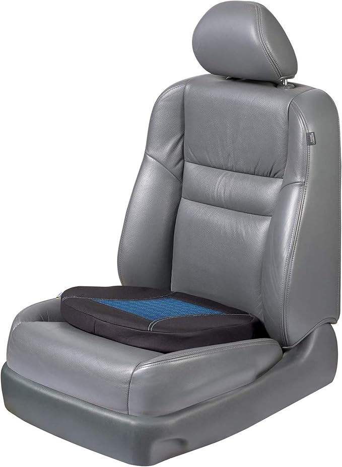 C.P.R. Orthopedic Gel & Memory Foam Seat Cushion Office Chair seat Cushion Automotive Gel Cushion (Y11076(14.5" x 16"x 2.5"))