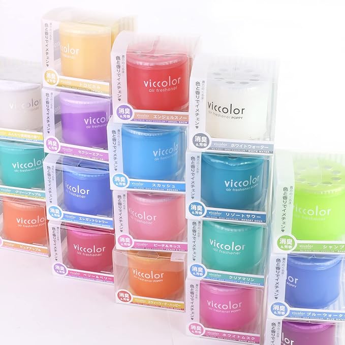 Auto Dynasty VicColor Gel Based Japanese Under-The-Car Air Refresher/Odor Eliminator Can (Shampoo Scented)