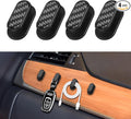 4PCS Car Mini Hooks, Hooks for Car, Strong Self-Adhesive Backseat Hangers, Universal Vehicle Interior Accessories Mini Vehicle Dashboard Storage Hanging Holder for Key Earphone Charging Cable