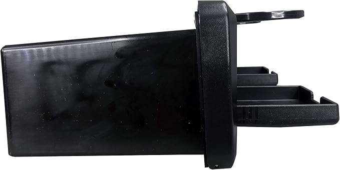 Pactrade Marine Boat Pontoon Yacht Storage Compartment Durable Standard Lightweight Lockable ABS Locking Plastic Glove Box Black Spacious with Keys (Black, with 2 Cup Holders & Keys)