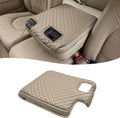 KBH Center Console Armrest Cover for Ford F250 F350 F450 Super Duty 1999-2001 Jump Seat, Arm Rest Cushion Pad Protector, Anti-Scratch, Beige