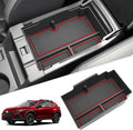 SKTU for 2024 2025 2026 Subaru Crosstrek/Impreza Center Console Organizer 2024-2026 Crosstrek Hybrid Console Tray 2024 2025 2026 Impreza Accessories Tray 2024 2025 2026 Crosstrek Accessories (Red)