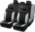 Skechers Car Seat Covers,GOGA Mat Oxford Cloth Seat Covers,Waterproof Car Seat Covers Full Sets,Automotive Universal Fit Seat Cover for Most Cars, Suvs, Trucks,Gray