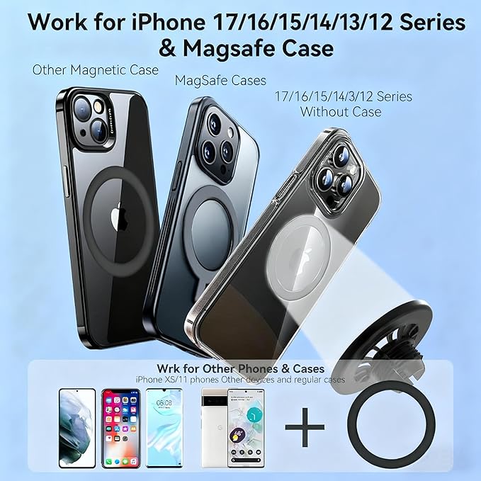 CLEC for Magsafe Car Phone Holder Mount for Mazda CX-30 Only for 2020-2025 CX30 Magnetic Phone Holder Adjustable for Car Phone Holder Vent Fits for iPhone 17/16/15/14/13/12 Series Magsafe Case