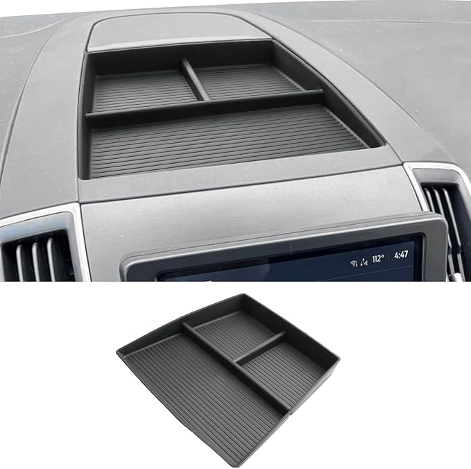 CDEFG for 2021-2024 Edge Center Console Organizer for 2021-2024 Edge Accessories Dashboard Storage Tray Dash Screen Storage Box