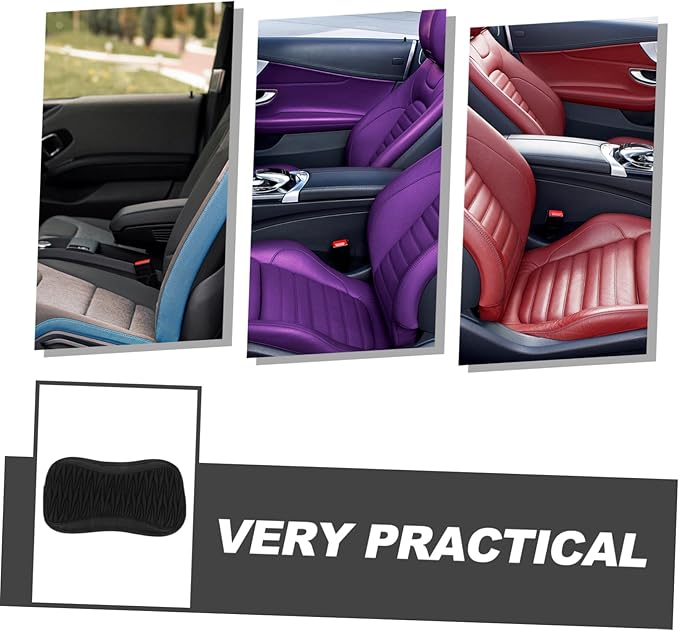Mikinona Comfortable Auto Armrest Pad Faux Center Console Cushion for Cars Easy Installation Enhances Driving Experience Compatible with Multiple Models
