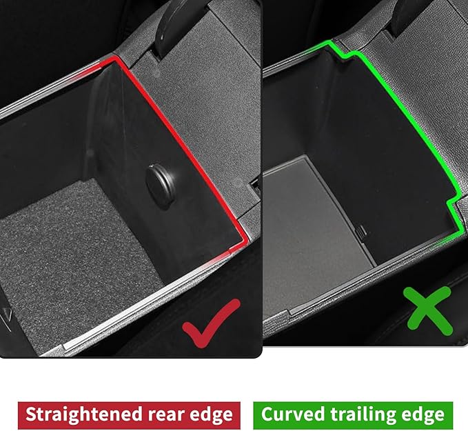 Xaido Center Console Organizer Compatible with 2021-2024 Ford Bronco & 2025 Bronco 2-Door & 2025 4-Door Manual Transmission, Console Armrest Box Tray (NO for 25 4-Door Automatic & Sport Model)-2PCS