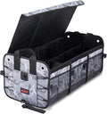 CZC AUTO Car Trunk Organizer Collapsible Cargo Trunk Storage Organizer with 6 Compartments for Car Suv Truck (Camouflage)