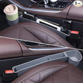 Car Seat Gap Filler, Multifunctional Seat Side Gap Filler with Cup Holder & Organizer, Gap Stopper Universal Fit Car SUV Truck Fill The Gap Between Seat & Console Set of 2 (Gray)