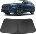 Windshield Sun Shade Custom Fit for 2023 2024 2025 Honda CRV SUV, LX, EX, EX-L, Sport Hybrid, Touring Accessories Foldable Sunshade Sun Blocker Protect Car from Sun Rays & Heat Damage