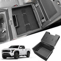 SKTU 2024 2025 2026 Tacoma Center Console Organizer for 2024 2025 2026 Toyota Tacoma Console Tray Toyota Tacoma 2024 2025 2026 Accessories ABS Durable Insert Glove Pallet Organizer Double Layers