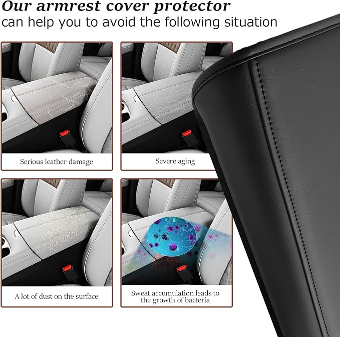 SKTU for 2025 2026 Nissan Murano Armrest Cover for 2025 2026 Nissan Murano (SV/SL/Platinum) Center Console Cover Nissan Murano 2025 2026 Accessories 2025 2026 Murano Center Console Cushion Durable