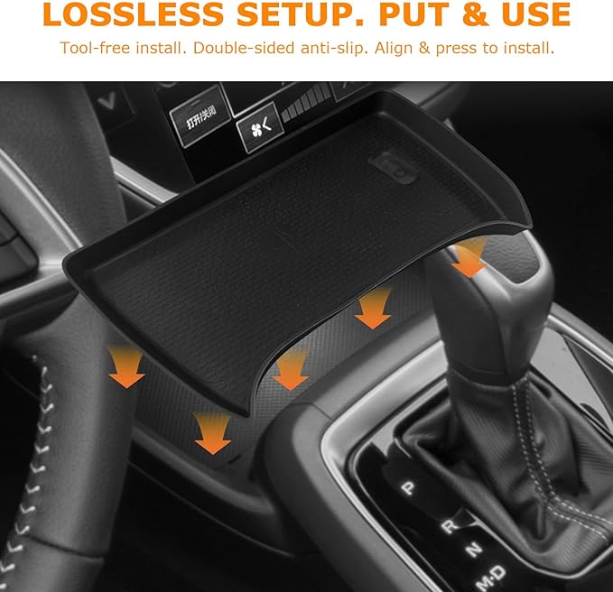 Wireless Charging Protective Pad For Subaru Crosstrek 2026 2025 2024 Car Accessories Wireless Charger Anti-Slip Mat Cordless Charger Heat Insulating Silicone Material Non Slip Waterproof Easy to Clean
