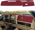 Dash Cover Mat Custom Fit for Jeep Cherokee Comanche Dashboard Pad Carpet Protector K186 (Maroon)