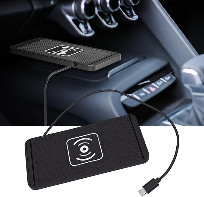 Bewinner 20W Wireless Car Charging Pad, Fast Magnetic Phone Charger with Adjustable Design, for Phone and Note 10
