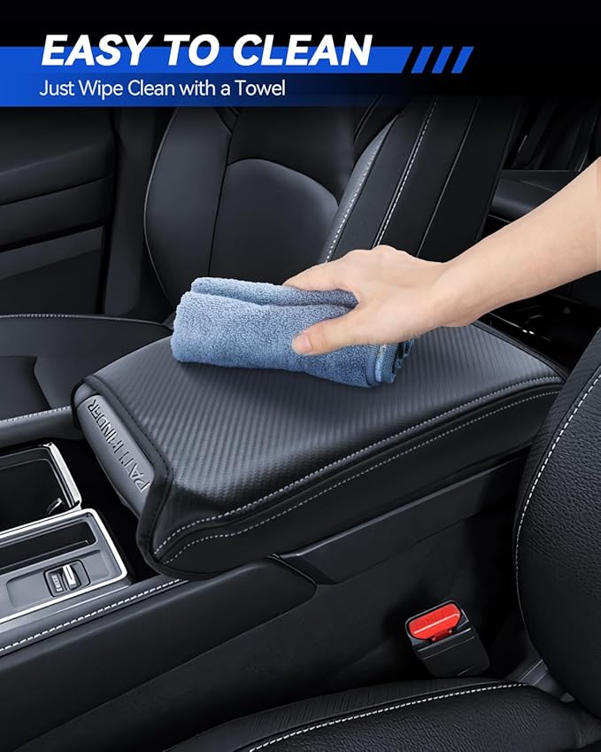 Armrest Cover for 2022 2023 2024 2025 Nissan Pathfinder(S/SV/SL/Rock Creek/Platinum) Accessories Center Console Middle Lid Pad Protector for Car Elbow Rest
