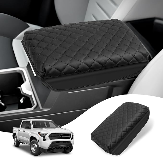 Custom Fit for Center Console Cover Tacoma 2024 2025 2026 Armrest Cover Center Console Pad Interior Accessories Car Armrest Seat Box Cover Protector