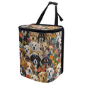DISNIMO Kawaii Puppy Dog Car Trash Can Easy-to-Install Car Accessory Interior, Leak-Proof Car Garbage Can Bin Organizer Storage Bag for the Back Seat of Any Cars, Sedans, SUVs & Trucks