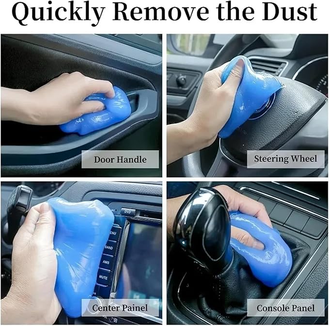 Car Cleaning Gel - Reusable Interior Putty Cleaner for Cars, Keyboards, and Notebooks - Magic Cleaning Gel for Detailing and Removal(1 PC)