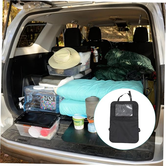 Car Seat Storage Organizer Bag Multi Hanging Pockets Easy to Install Capacity for and More for Backseat Convenience Cars Suvs and Minivans