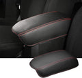 Auto Central Console Armrest Pad Fit for 2015-2022 Renegade Seat Box Cover Jeep Automotive Car Center Console Soft Cushion (Red Line)