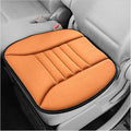 Car Seat Cushion, 1.2" Thick Comfort Memory Foam Auto Seat Pad with Non Slip Bottom, Breathable Driver Seats Pillow Pressure Relief Chair Cushion for Vehicle Office Home (Orange)