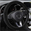 Car Accessories Steering Wheel Cover Non-Slip Fashionable Winter Little Velvet Without Inner Ring Plush Car Wheel Cover (Color : 2)