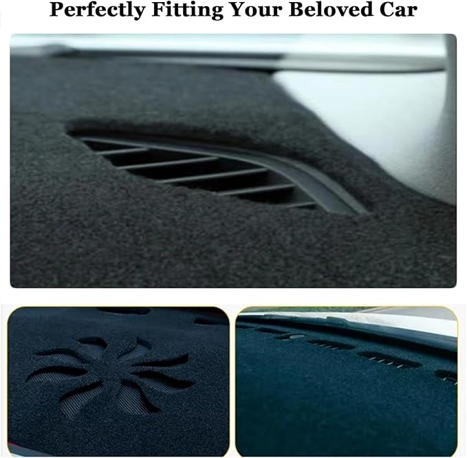 Fit for Buick Envista 2024 2025 LHD RHD, Dash Board Cover for Car, Black Car Dash Cover Carpet Protector, Easy to Use