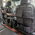 2PCS Tactical Seat Back Organizer Molle Car Backseat Gun Rack Shotgun Holder Panel Accessories Vehicle Seatback Rear Storage Cover Protector for Truck MPV Wrangler black