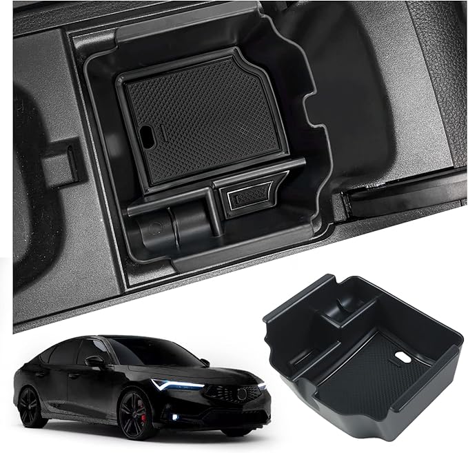 Ruiya 2023-2025 Integra Center Console Organizer for Acura Integra Accessories ABS Material Armrest Console Organizer Compatible with 2023 2024 2025 Acura Integra (Only for Manual Transmission)