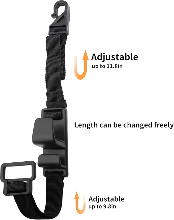 Teocenka 2-Pack Headrest Hooks for Car Universal Interior Auto Vehicle Back Front Seat Hanger Holder Organizer for Handbags Purses Coats and Grocery Bags