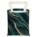 BEAKND Hanging Car Garbage Bag, Cute Car Trash Can Bag, Automotive Accessories for Women Men Luxury Green Marble