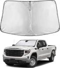 Econour Windshield Sun Shade for Chevrolet & GMC Silverado/Sierra 1500–3500 2019–2024 2025 6 SunVisor for Front Windshield & Window Sunshade Cover, UV Heat Blocker & Protector & Car Accessories
