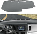 Dash Cover Mat Custom Fit for Toyota Sienna 2015-2020, Dashboard Cover Pad Carpet Protector (Darkgray) F151