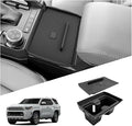 SKTU 2025 2026 4Runner Center Console Organizer for 2025 2026 Toyota 4Runner/ 2024-2026 Toyota Tacoma Center Console Cup Holder Privacy Storage Box 2025 2026 4Runner Accessories Cup Holder