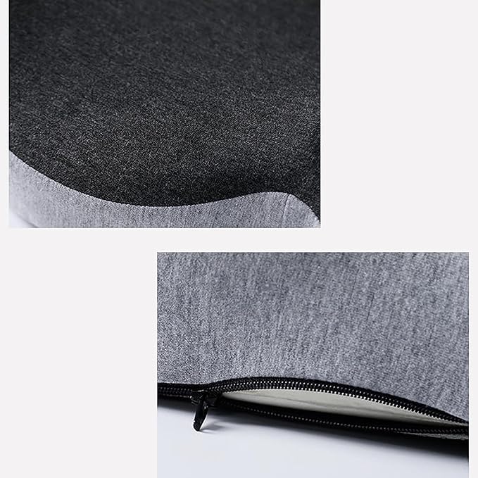 Back and Seat Cushion, Car Seat Cushion for Cars with Lumbar Support,Seat Cushion for Truck Driver, Ergonomic Memory Foam Non Slip Seat Skin with Back Support for Office Chair, Car Seat (A Type-1)